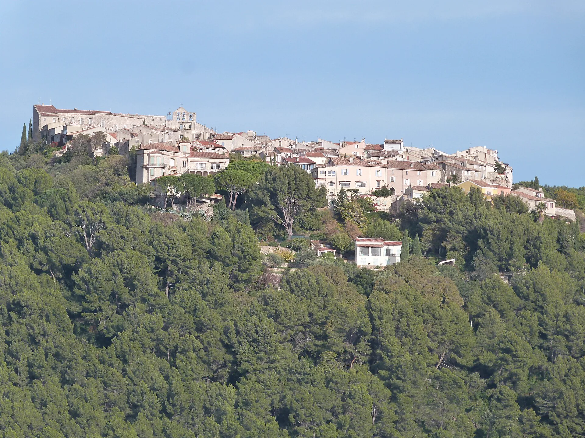 Le Castellet vue aérienne